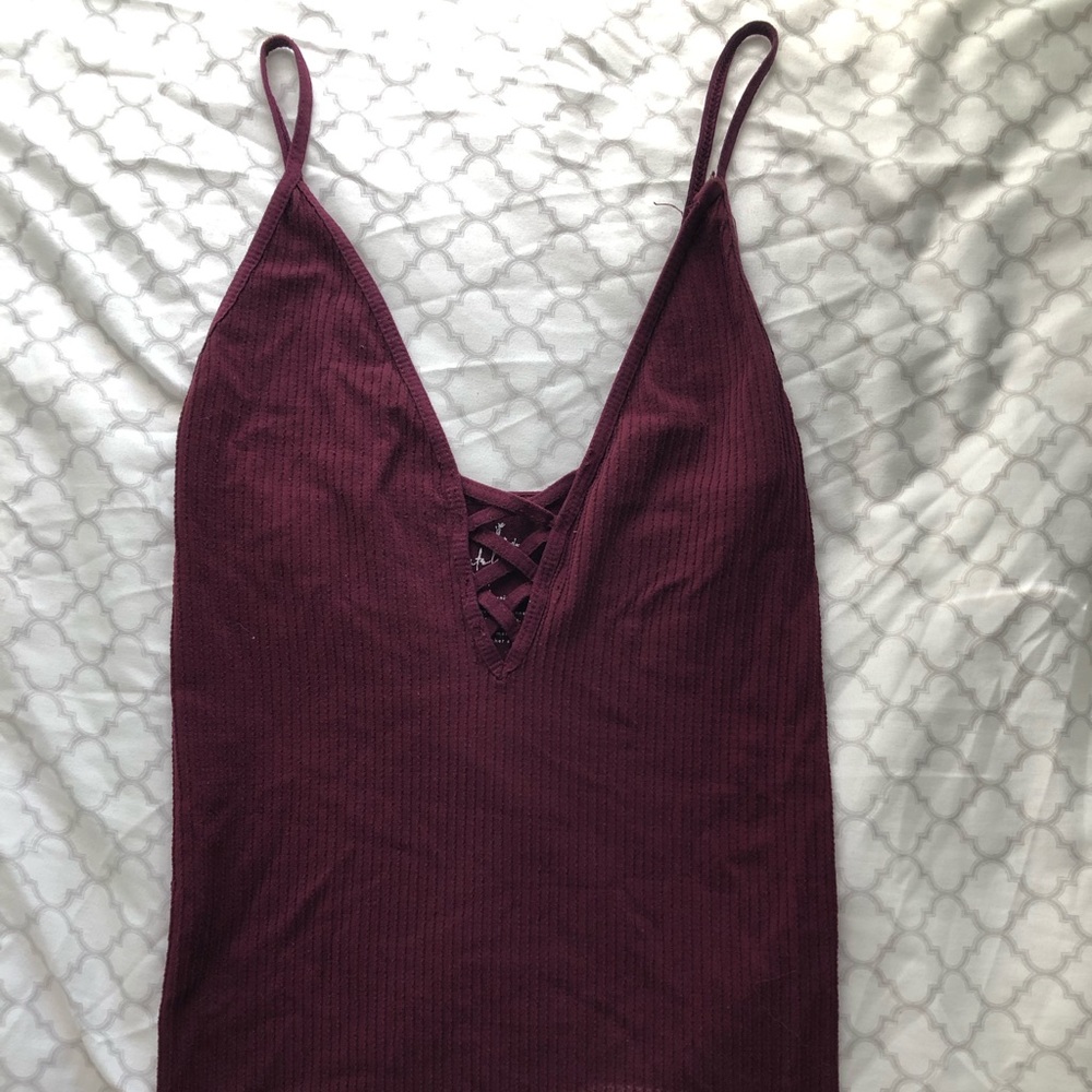 Wine red FREE PEOPLE tank top